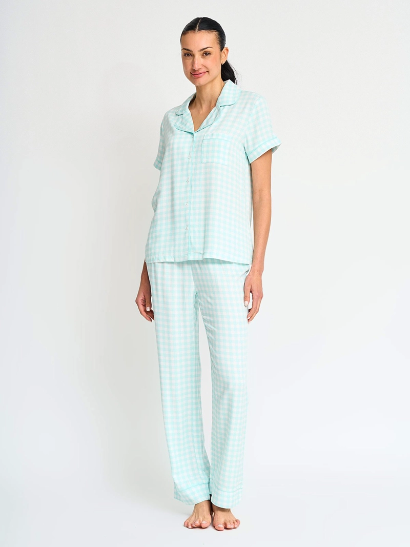 PIJAMA MANGA CORTA MUJER MARQUIS CAMISERO - 3