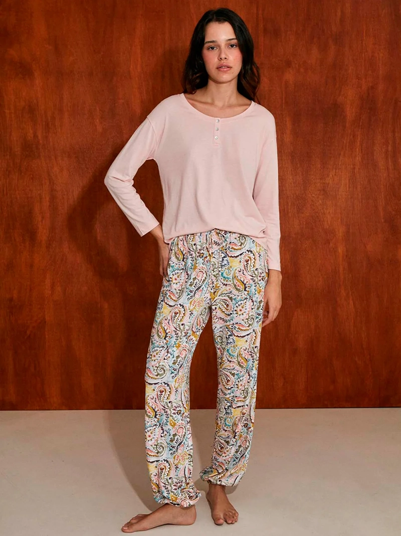 TOP ALGODÓN MUJER IN BLOOM BLANCO DALIA - 1