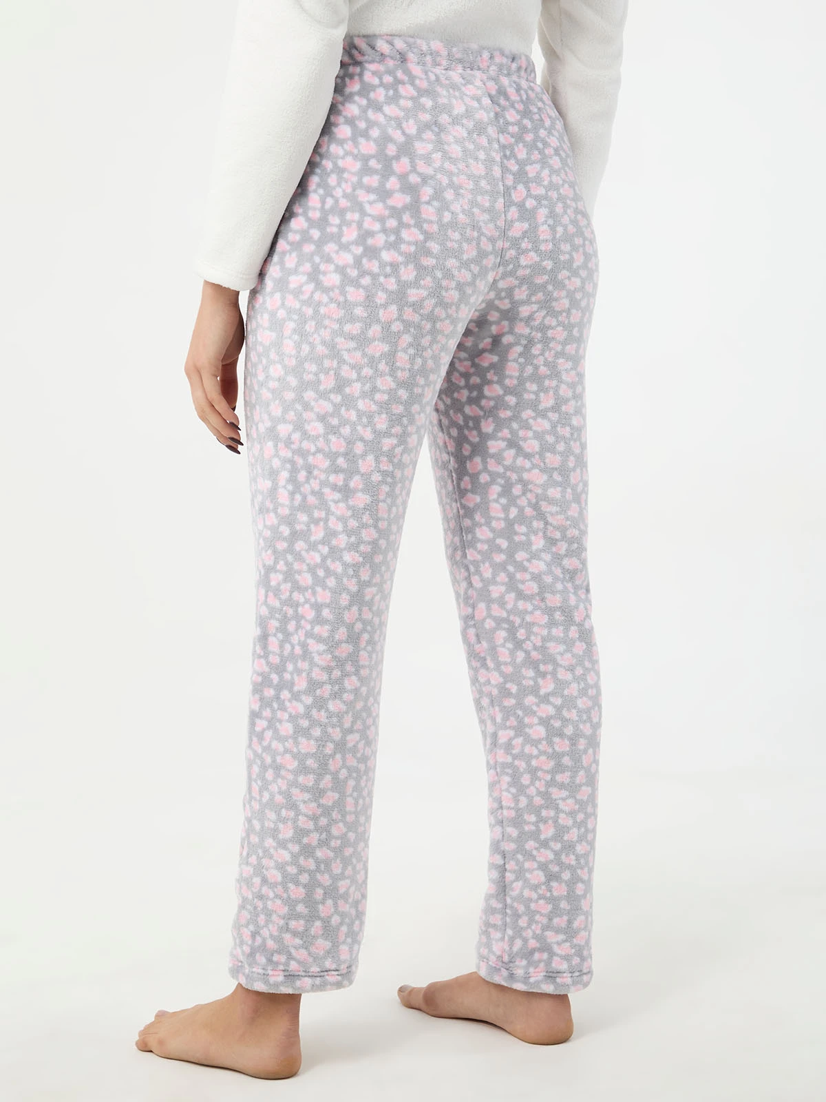 PANTALÓN MUJER INDEX FELPA ANIMAL PRINT - 2