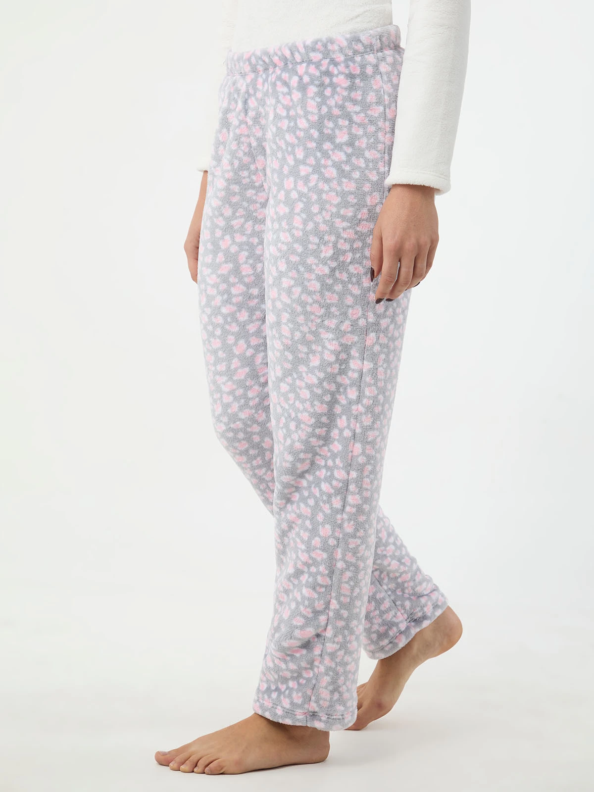 PANTALÓN MUJER INDEX FELPA ANIMAL PRINT - 3