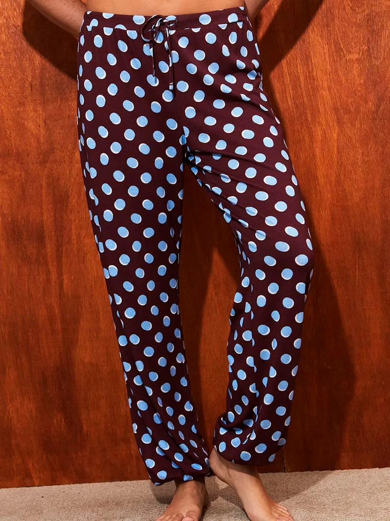 PANTALÓN DE PIJAMA MUJER IN BLOOM MAXI DOTS - 2