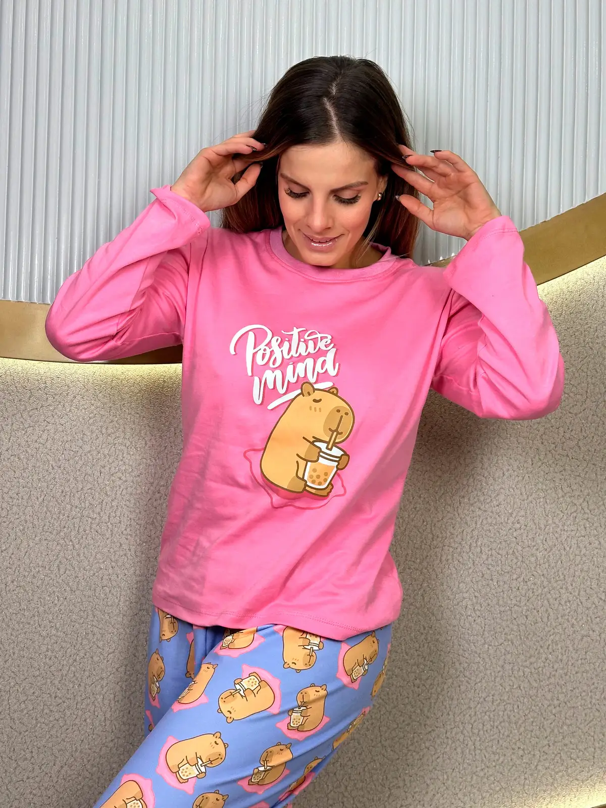 PIJAMA ALGODÓN MUJER ALEJANDRA BAIGORRIA CAPIBARA - 2