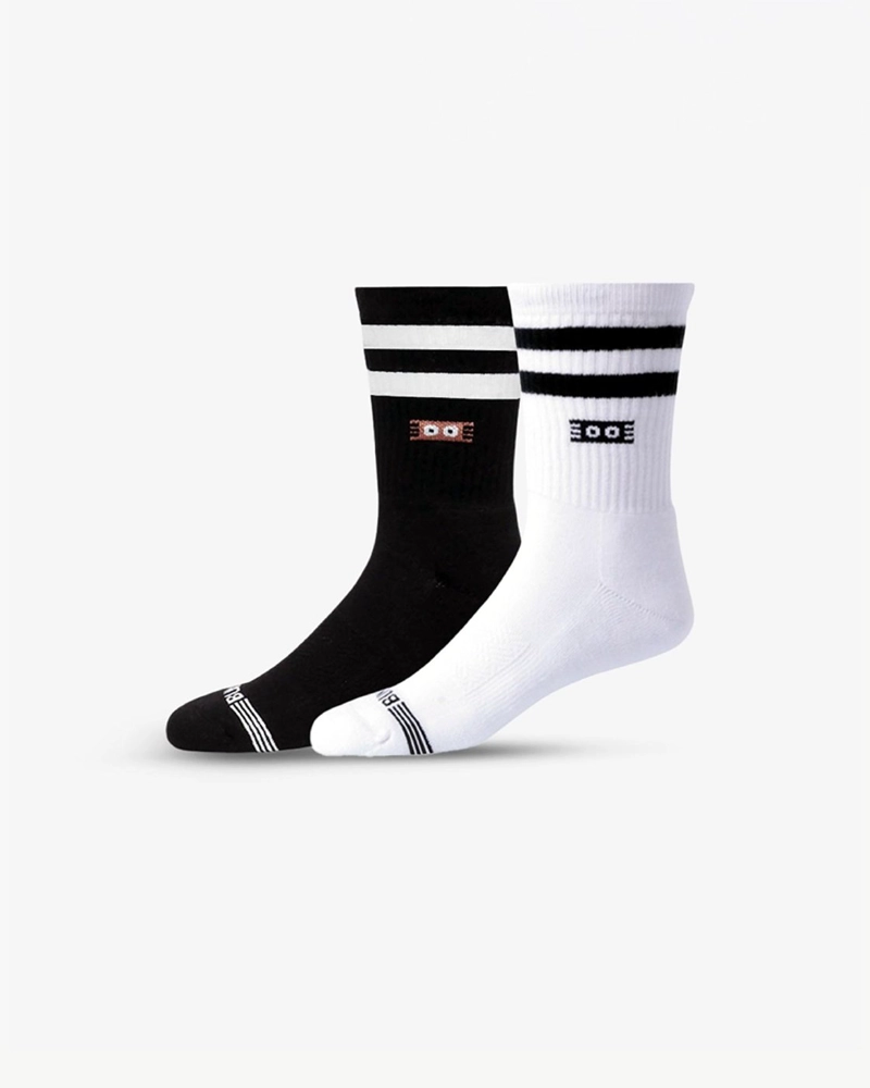 MEDIAS UNISEX BUNGU HALF CALF VINTAGE 2PACK - 2