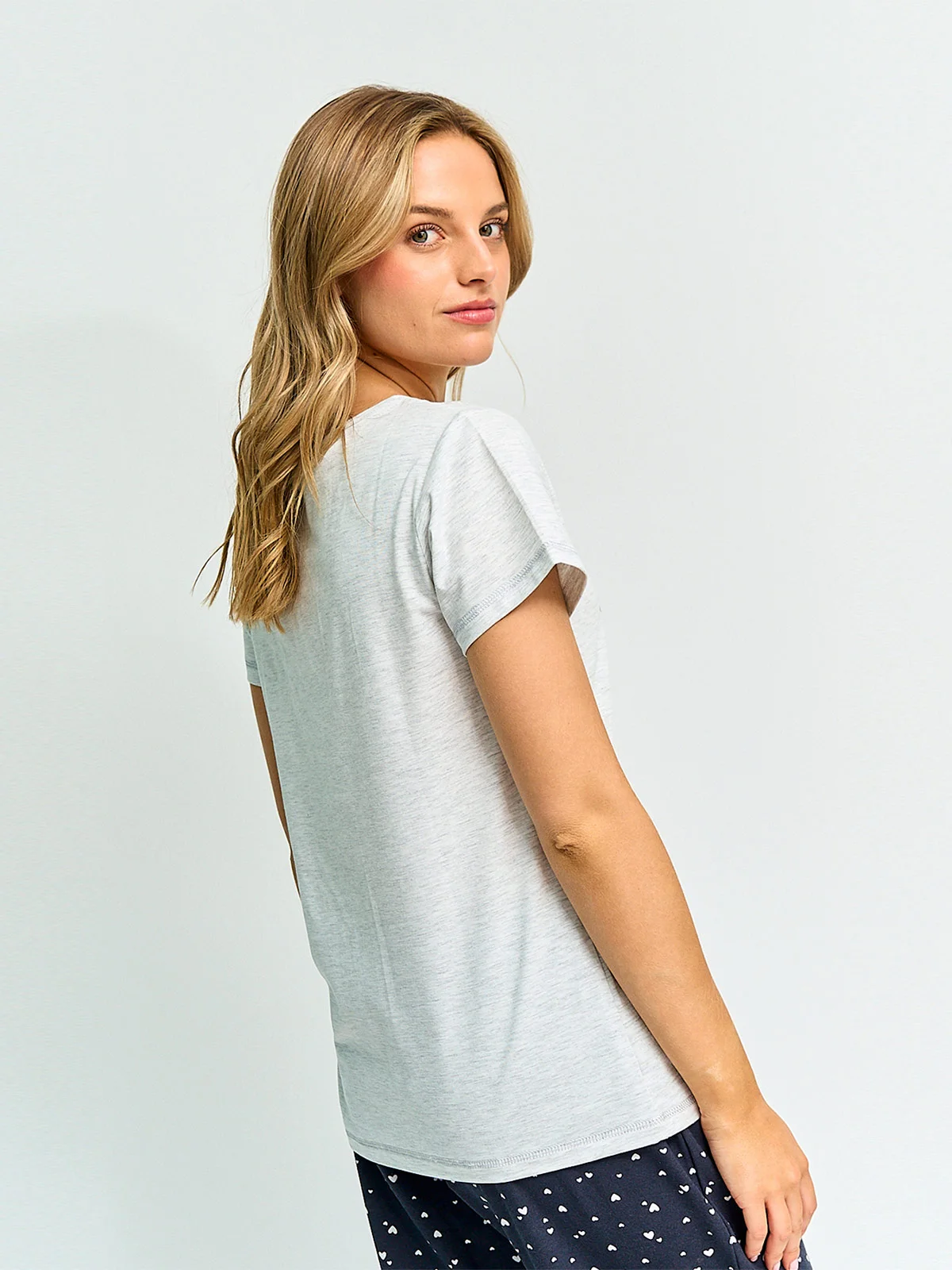 POLO DE PIJAMA MANGA CORTA MUJER INDEX PRINT B - 2