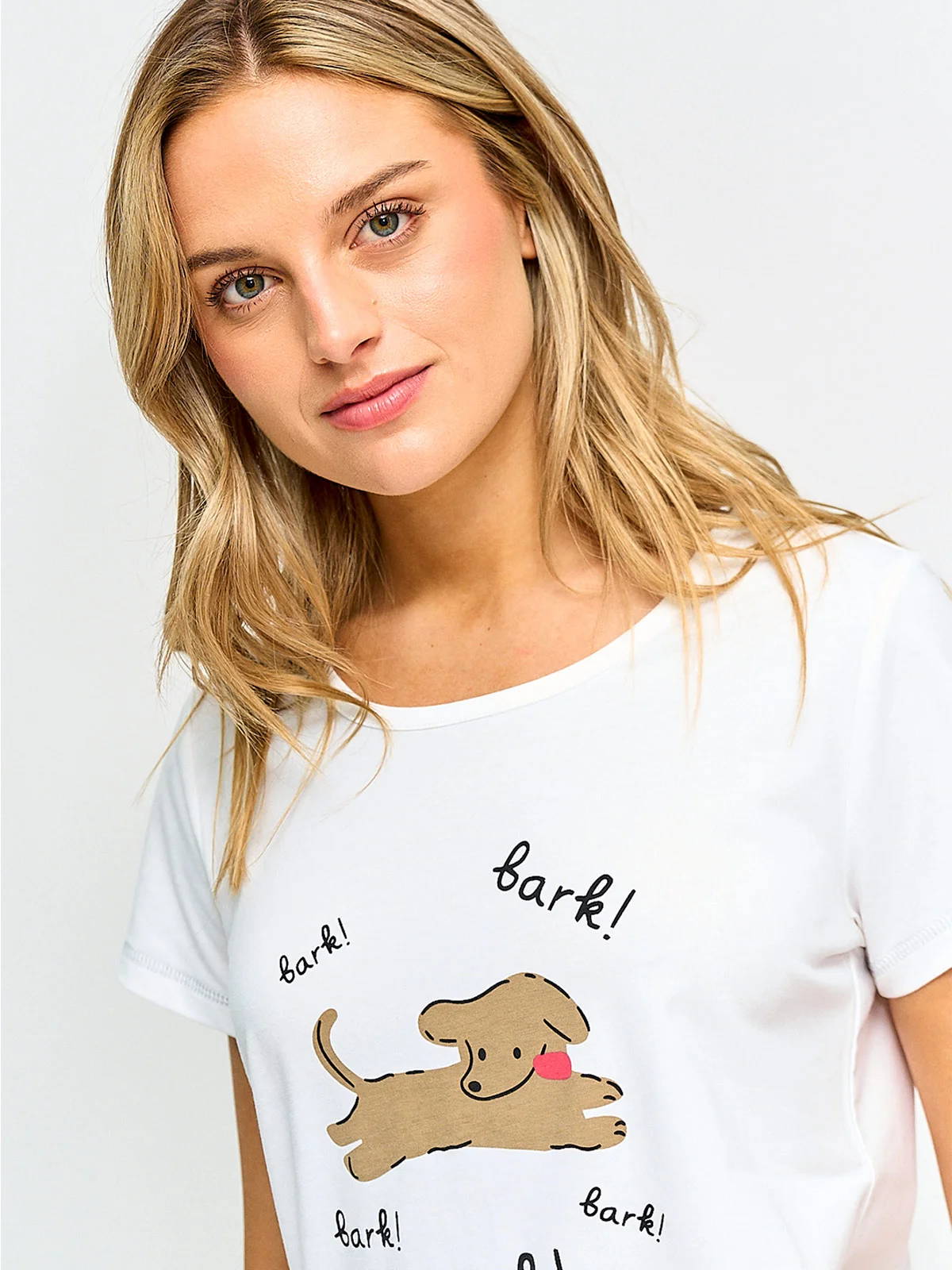POLO DE PIJAMA MANGA CORTA MUJER INDEX PRINT B - 3
