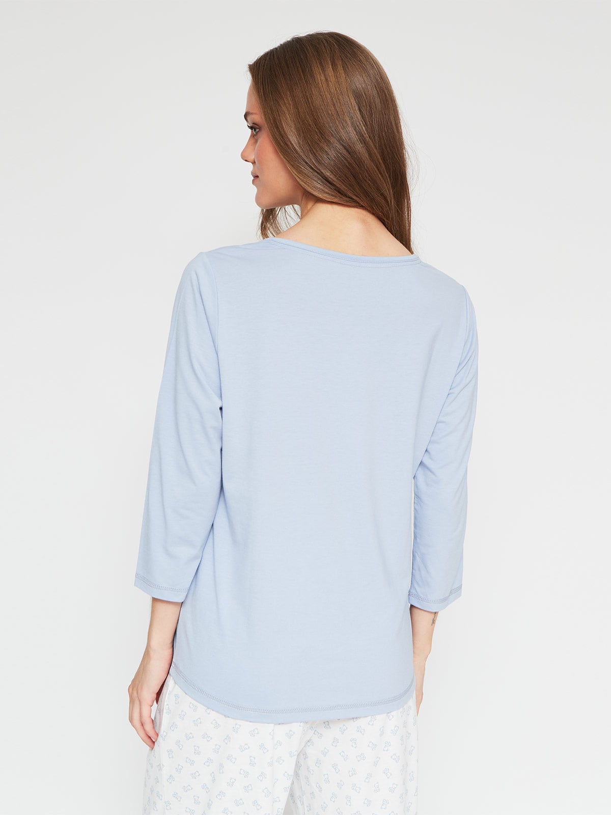 POLO DE PIJAMA MANGA 3/4 MUJER INDEX PRINT C - 2