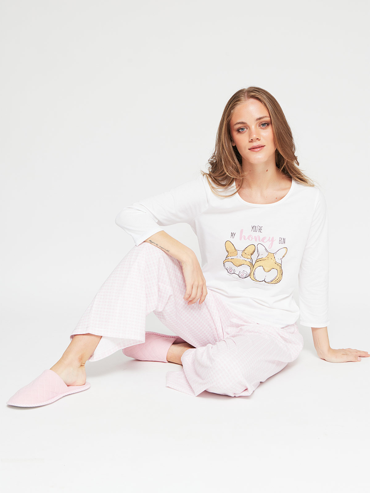 POLO DE PIJAMA MANGA 3/4 MUJER INDEX PRINT C - 4