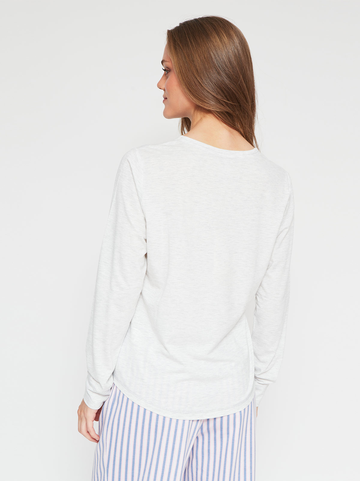 POLO DE PIJAMA MANGA LARGA MUJER INDEX PUNO - 2
