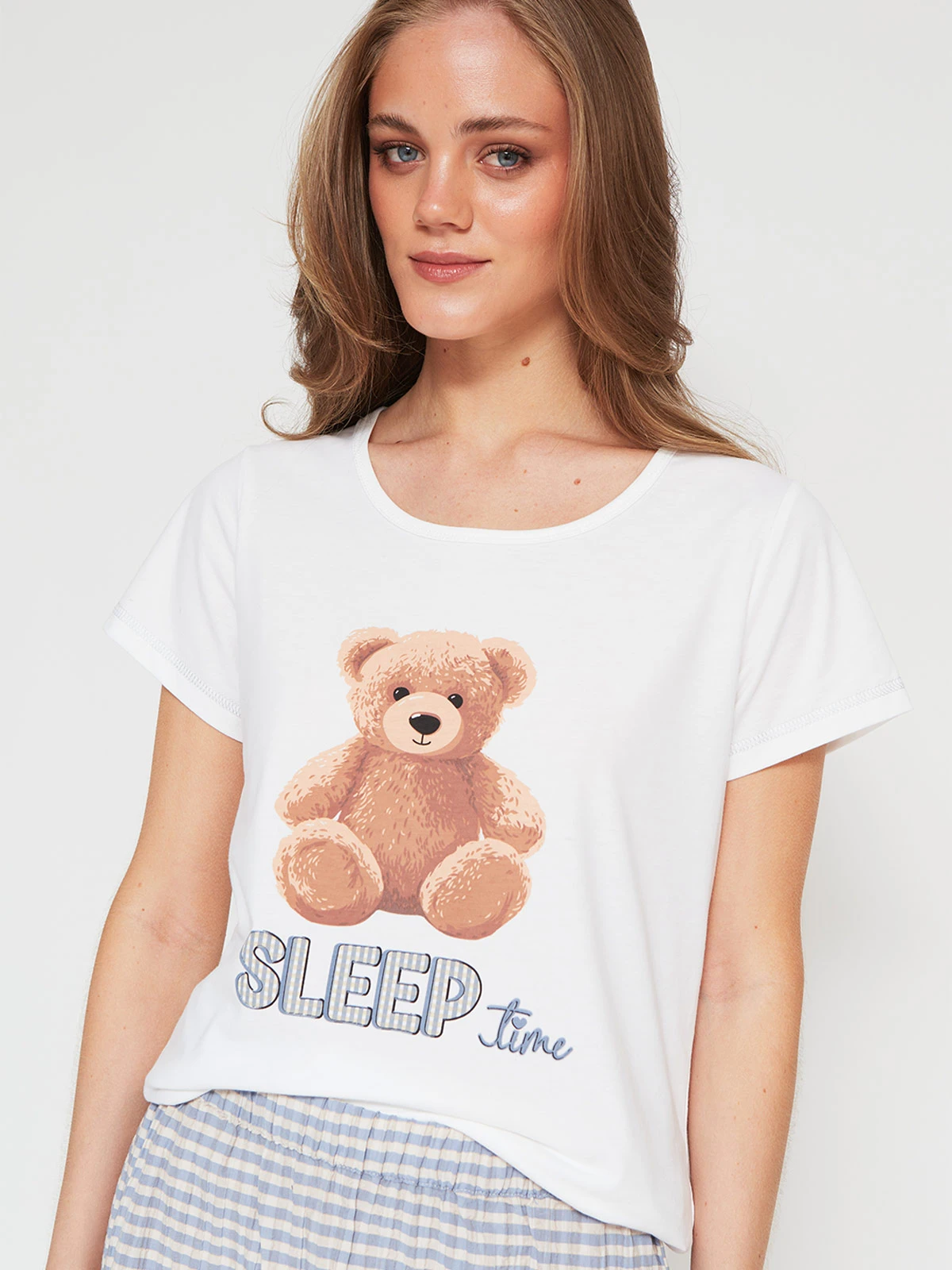 PIJAMA MANGA CORTA MUJER INDEX PRINT B - 3