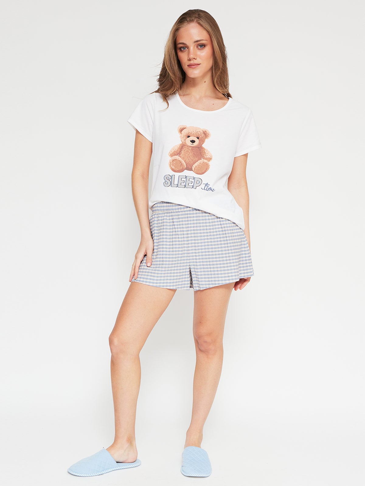 PIJAMA MANGA CORTA MUJER INDEX PRINT B - 4