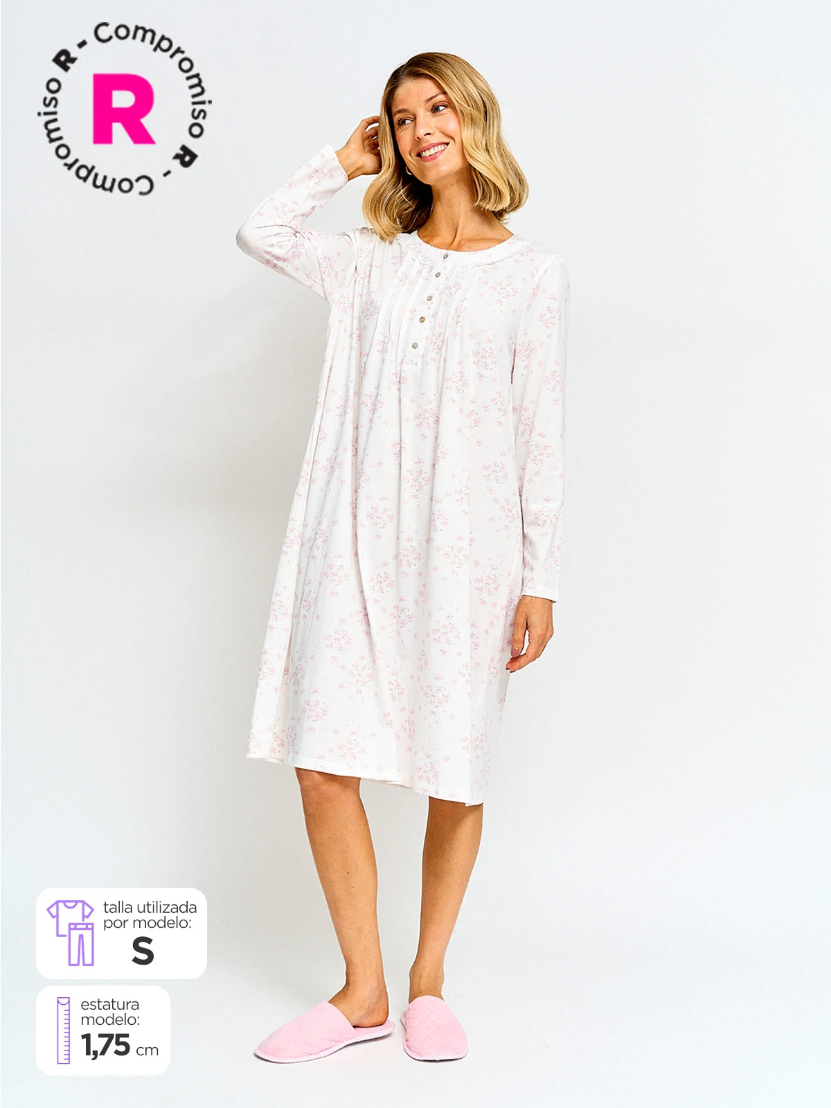 CAMISÓN MUJER AZIZ PRINT - 1