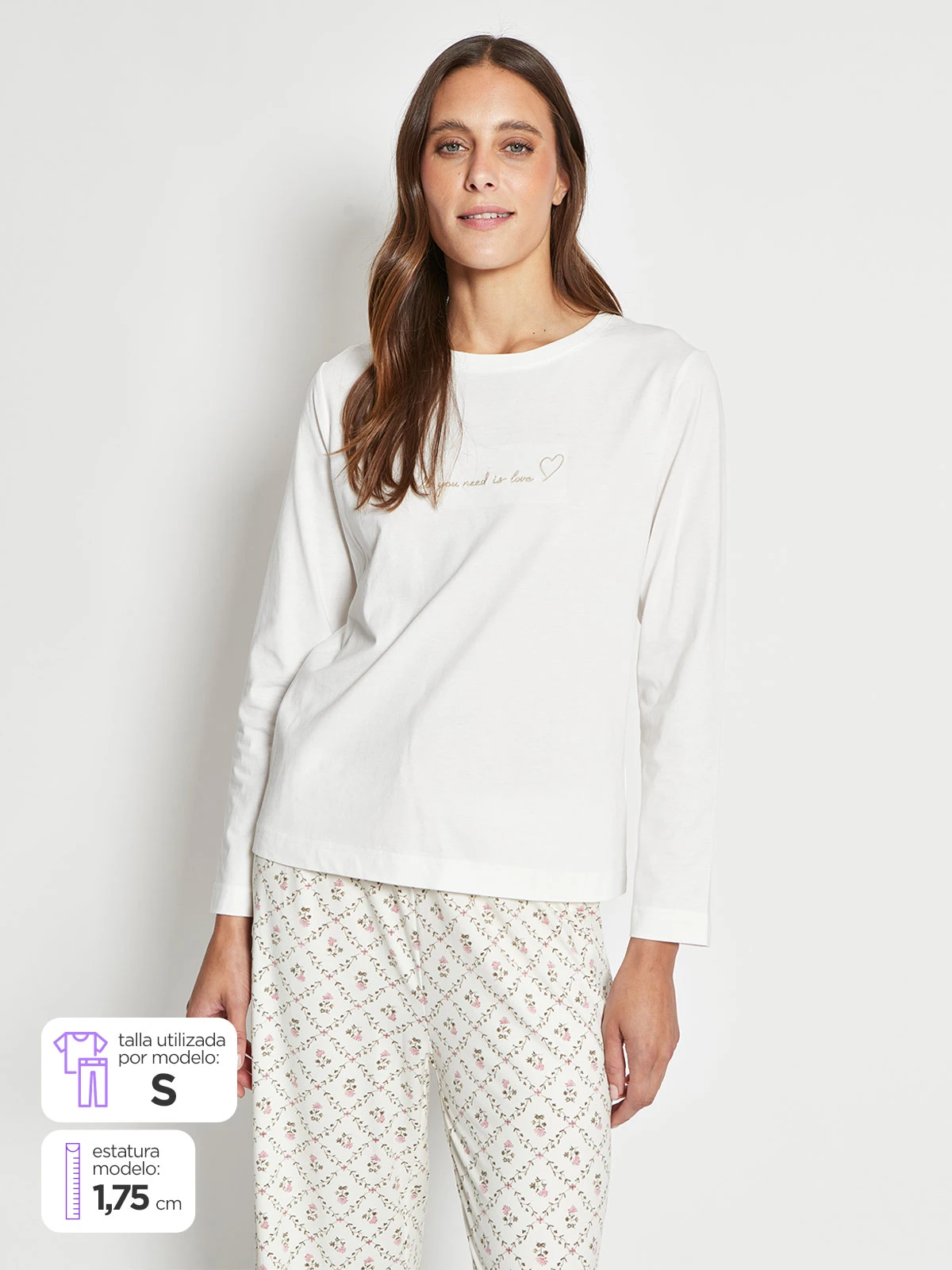 POLO PIJAMA MANGA LARGA MUJER MARQUIS - 1