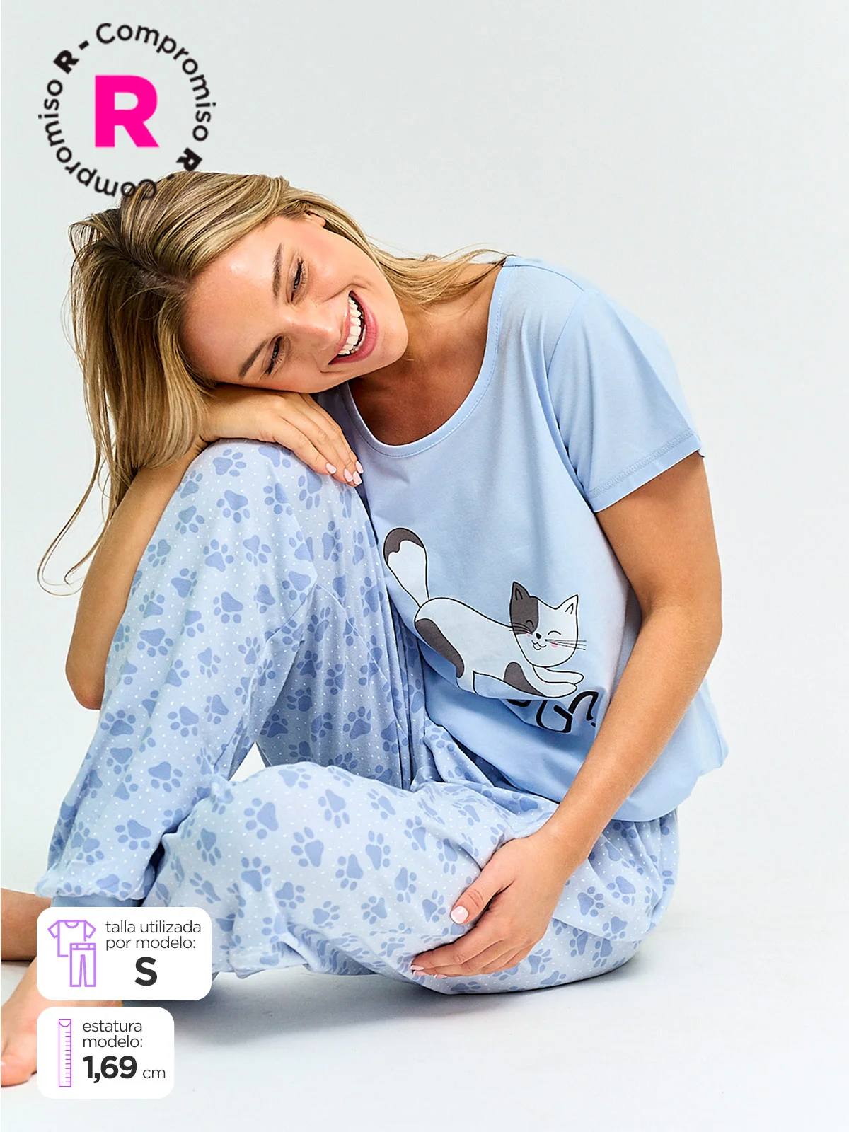 PANTALÓN DE PIJAMA MUJER INDEX NEW PUNO PRINT B - 1