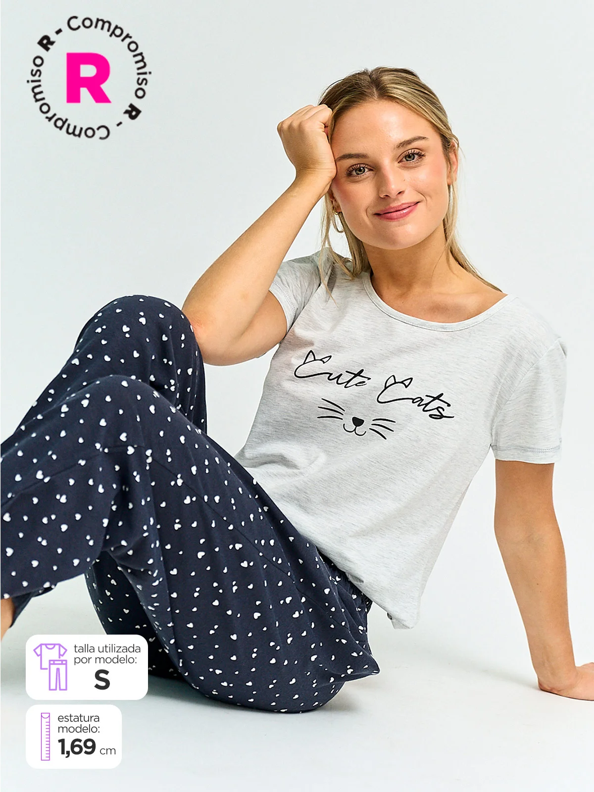 PANTALÓN DE PIJAMA MUJER INDEX NEW PUNO PRINT B - 1