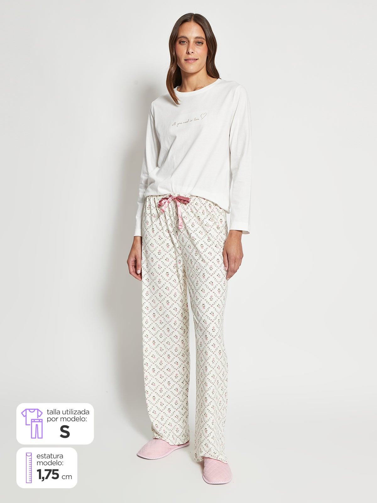 PANTALÓN RECTO MUJER MARQUIS PEACH - 1