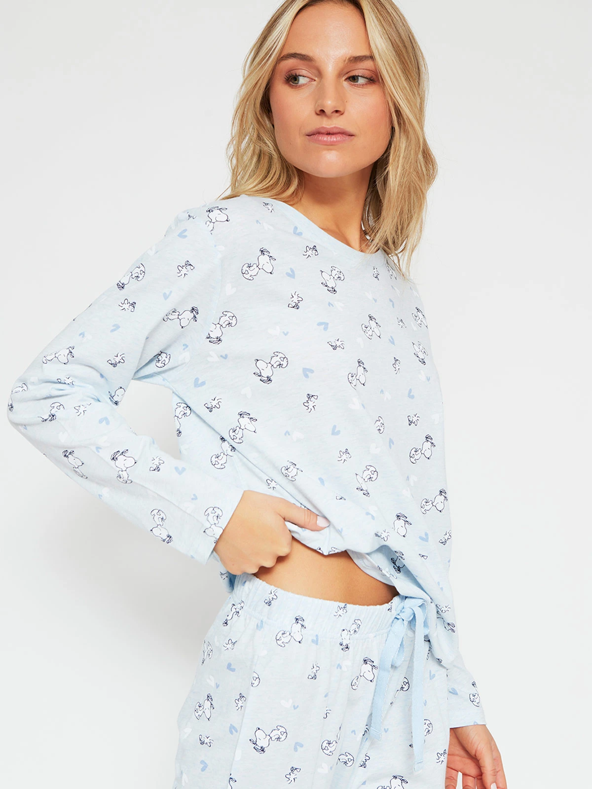 PIJAMA MANGA LARGA MUJER INDEX PUNO - 3