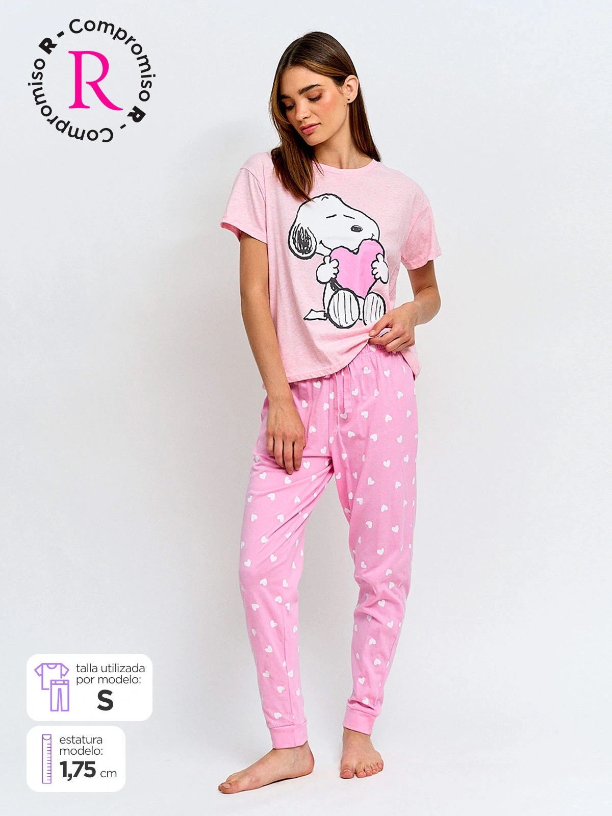 PIJAMA MUJER INDEX SNOOPY - 1