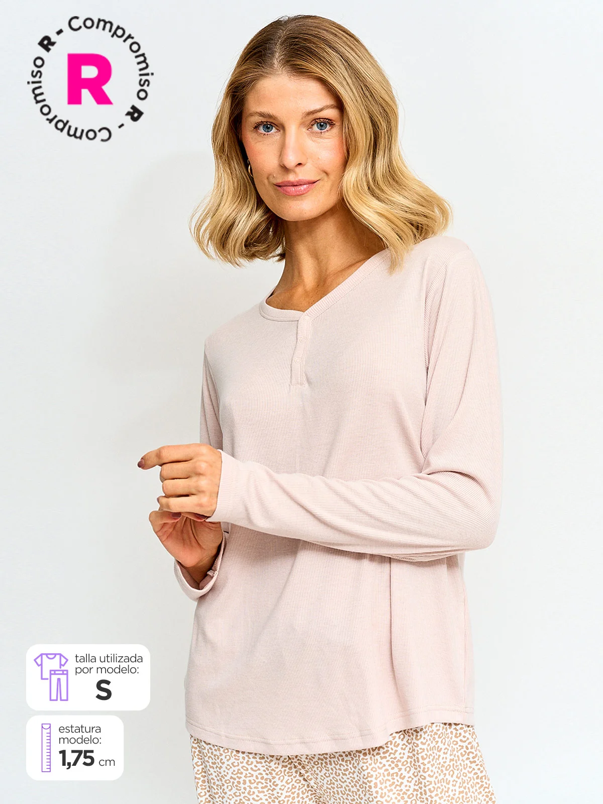 TOP MANGA LARGA MUJER MARQUIS RIB D ATP - 1