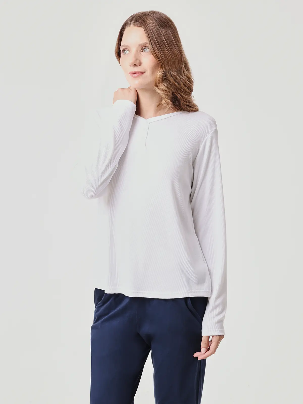 TOP MANGA LARGA MUJER MARQUIS RIB D ATP - 1