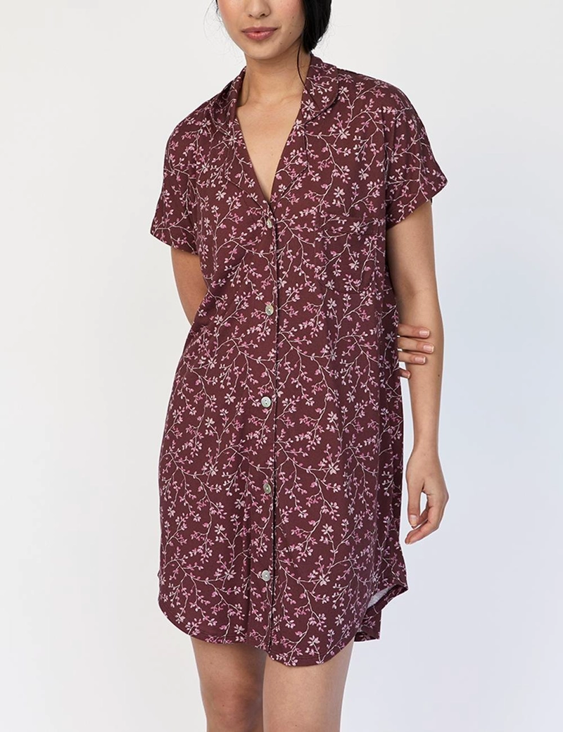 PIJAMA MUJER IN BLOOM CAMISOLA BOYFRIEND AGNES - 1