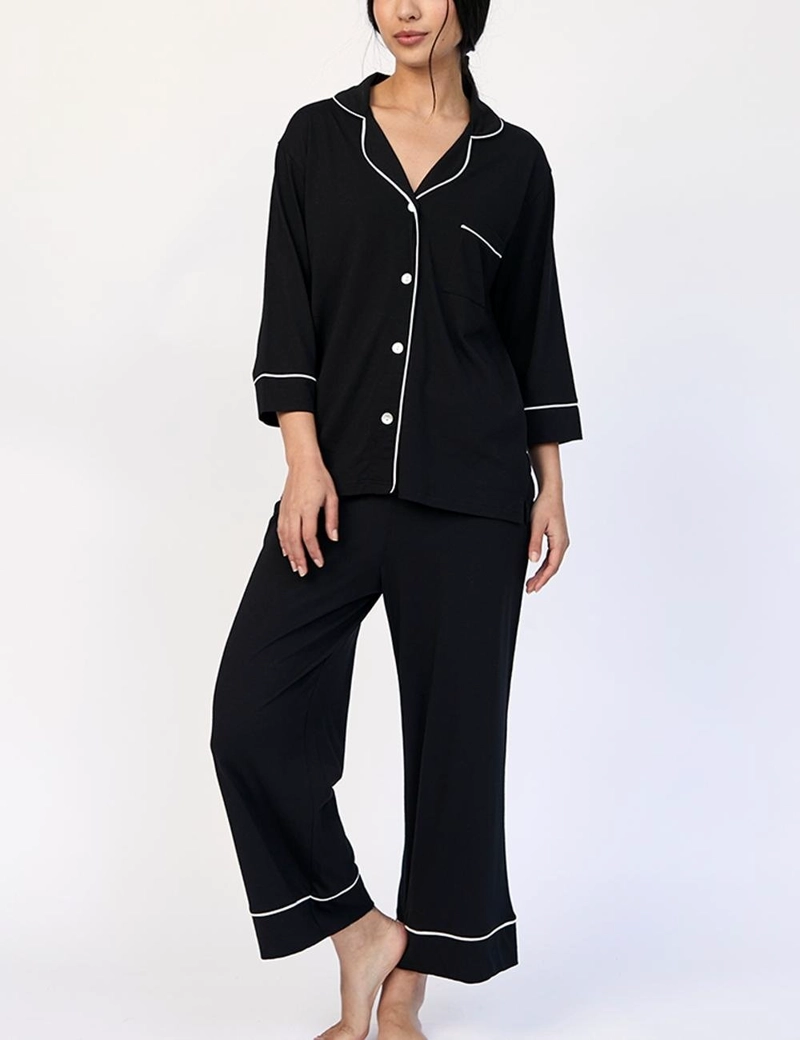 PIJAMA MUJER IN BLOOM BOYFRIEND MIDI - 1