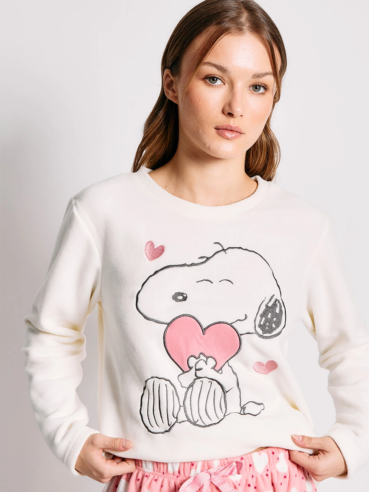 PIJAMA MANGA LARGA MUJER INDEX SNOOPY - 3