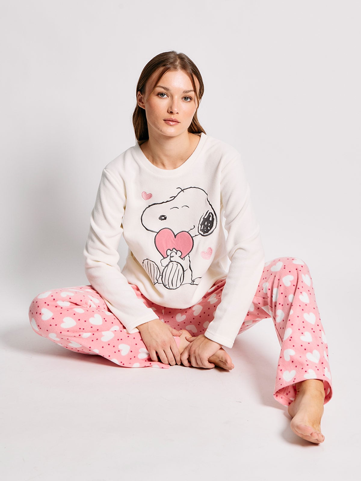 PIJAMA MANGA LARGA MUJER INDEX SNOOPY - 4