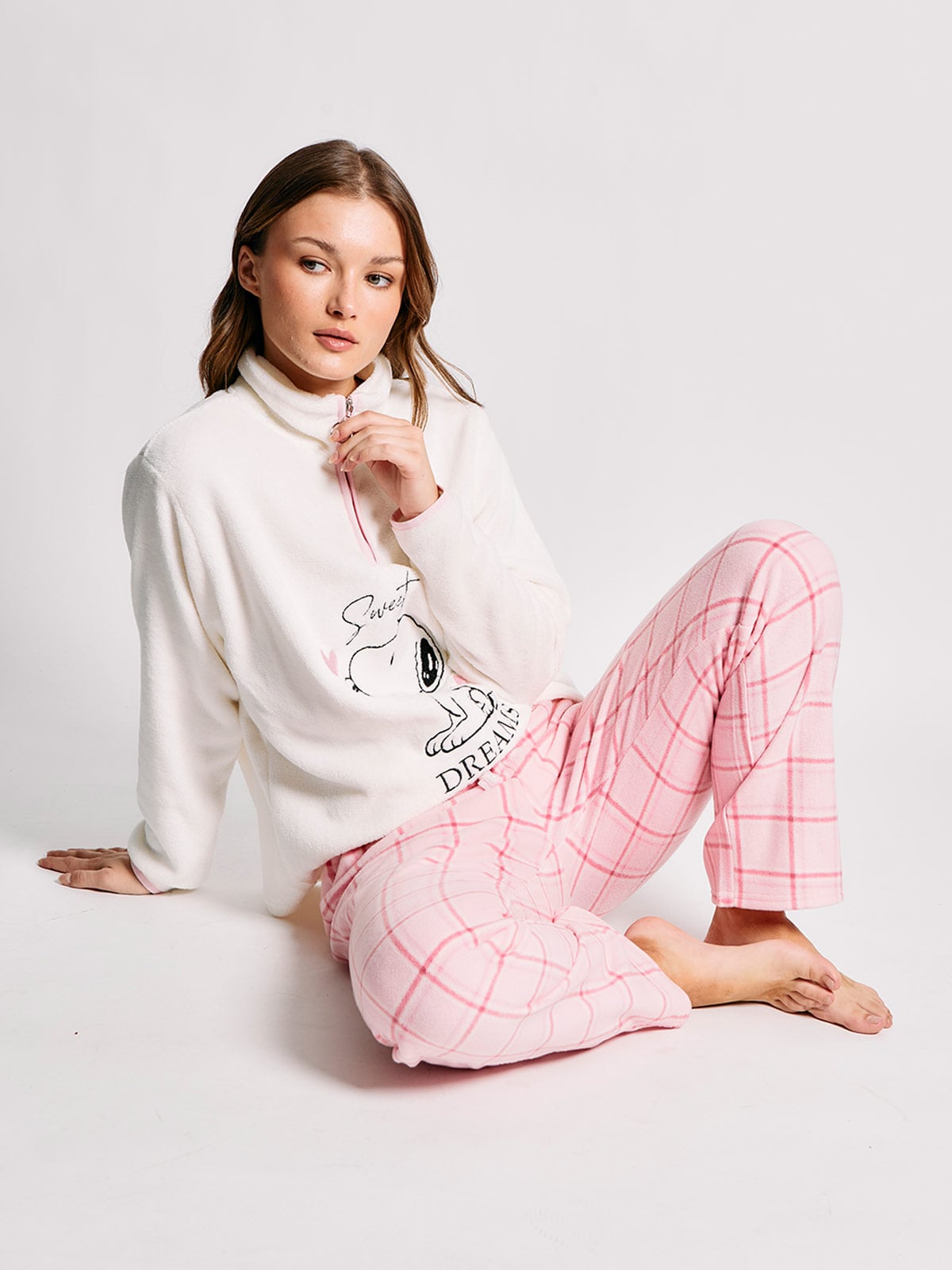 PIJAMA MANGA LARGA MUJER INDEX SNOOPY - 4