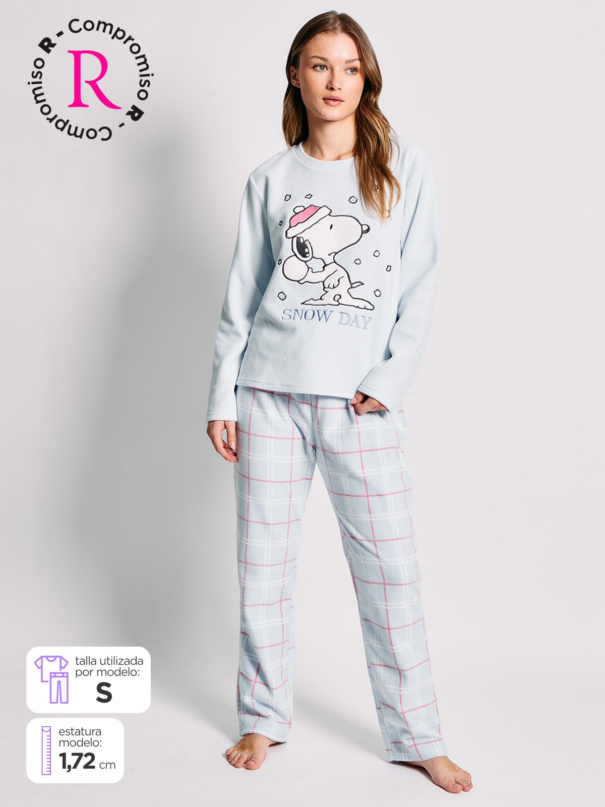 PIJAMA MUJER INDEX SNOOPY - 1