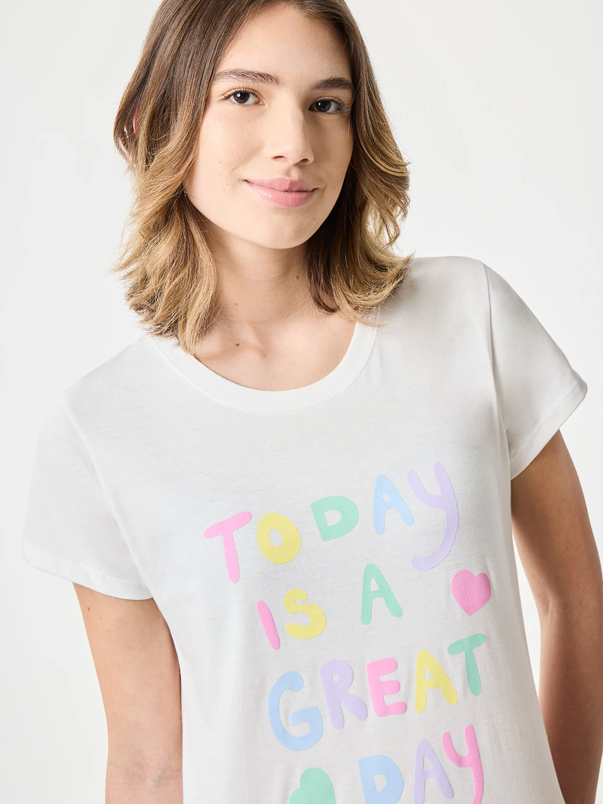 POLO DE PIJAMA MANGA CORTA MUJER INDEX TODAY IS A GREAT - 4