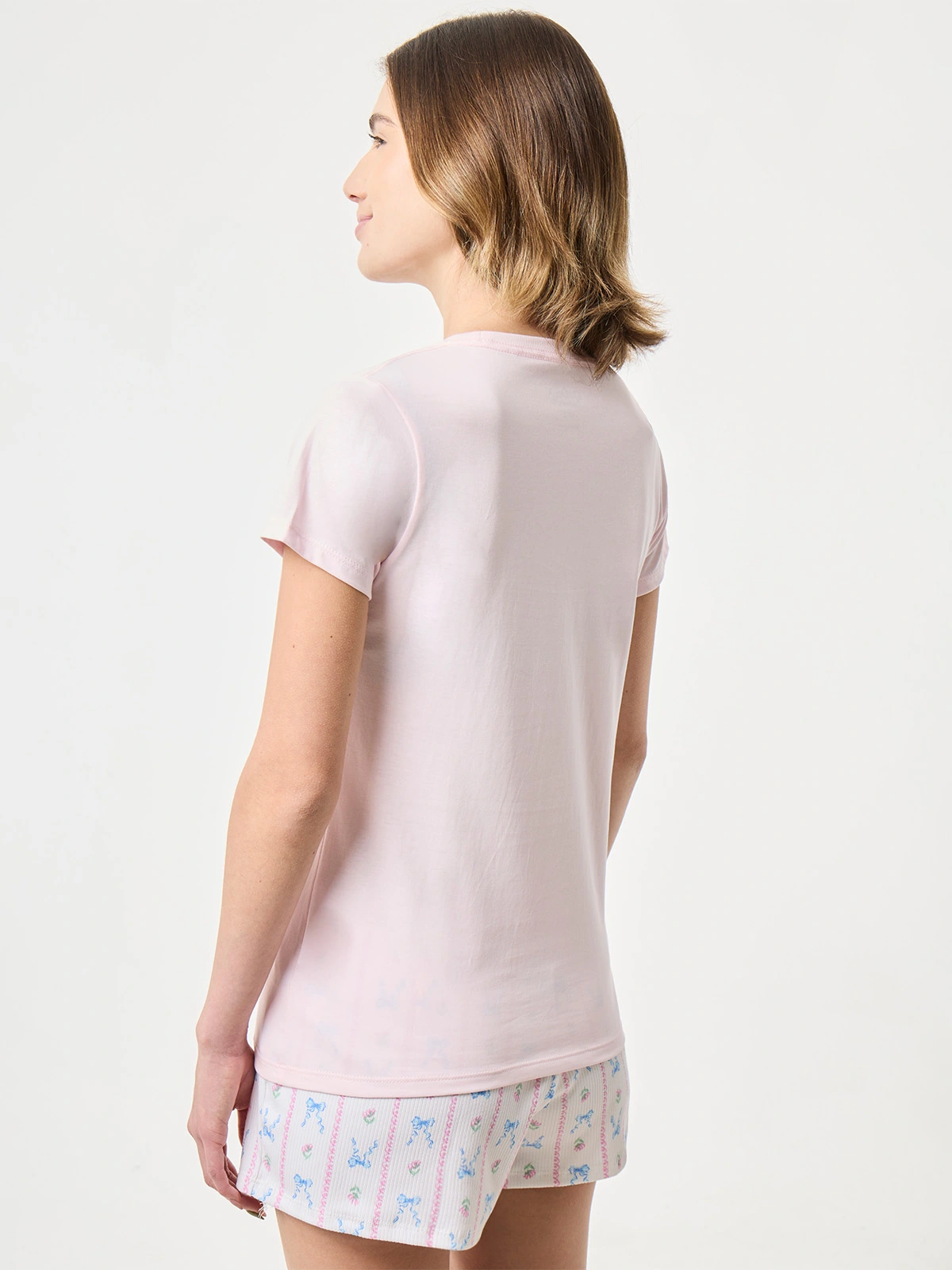 POLO DE PIJAMA MANGA CORTA MUJER INDEX PRINT CALMA - 2