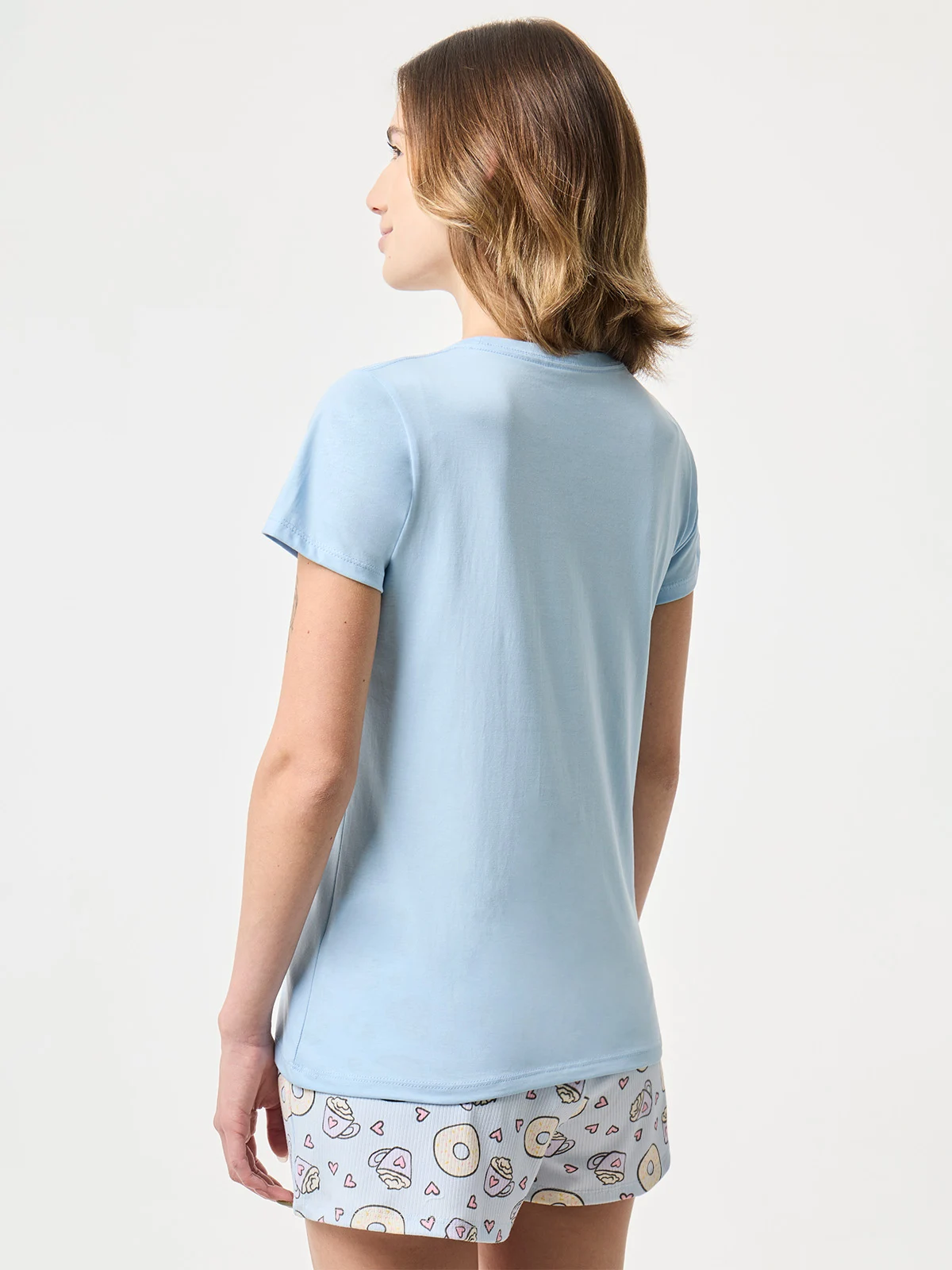 POLO DE PIJAMA MANGA CORTA MUJER INDEX PRINT LITERALLY - 2