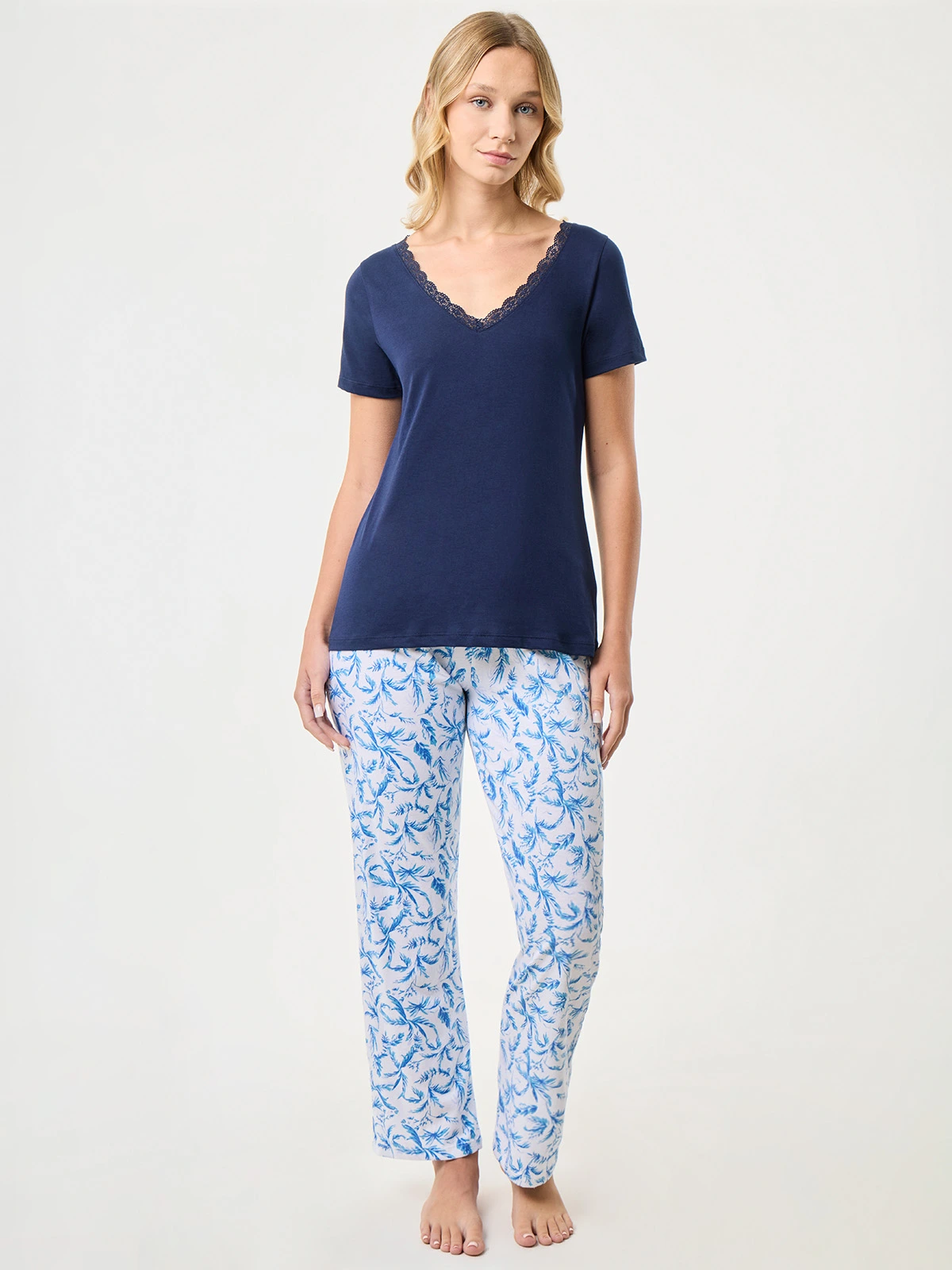 PANTALÓN DE PIJAMA MUJER MARQUIS FLORES - 5