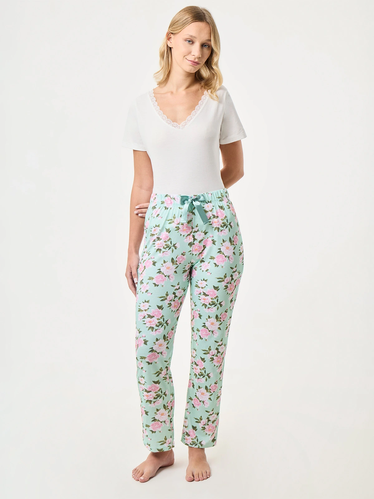 PANTALÓN DE PIJAMA MUJER MARQUIS ROSAS - 5