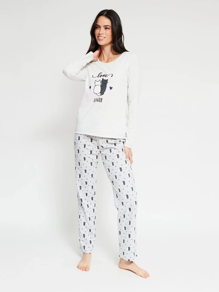 PANTALÓN PIJAMA RECTO MUJER INDEX - 4