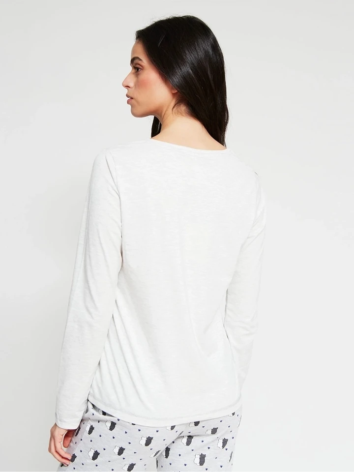 POLO PIJAMA MANGA LARGA MUJER INDEX - 2