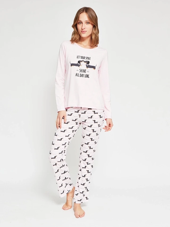 POLO PIJAMA MANGA LARGA MUJER INDEX - 4