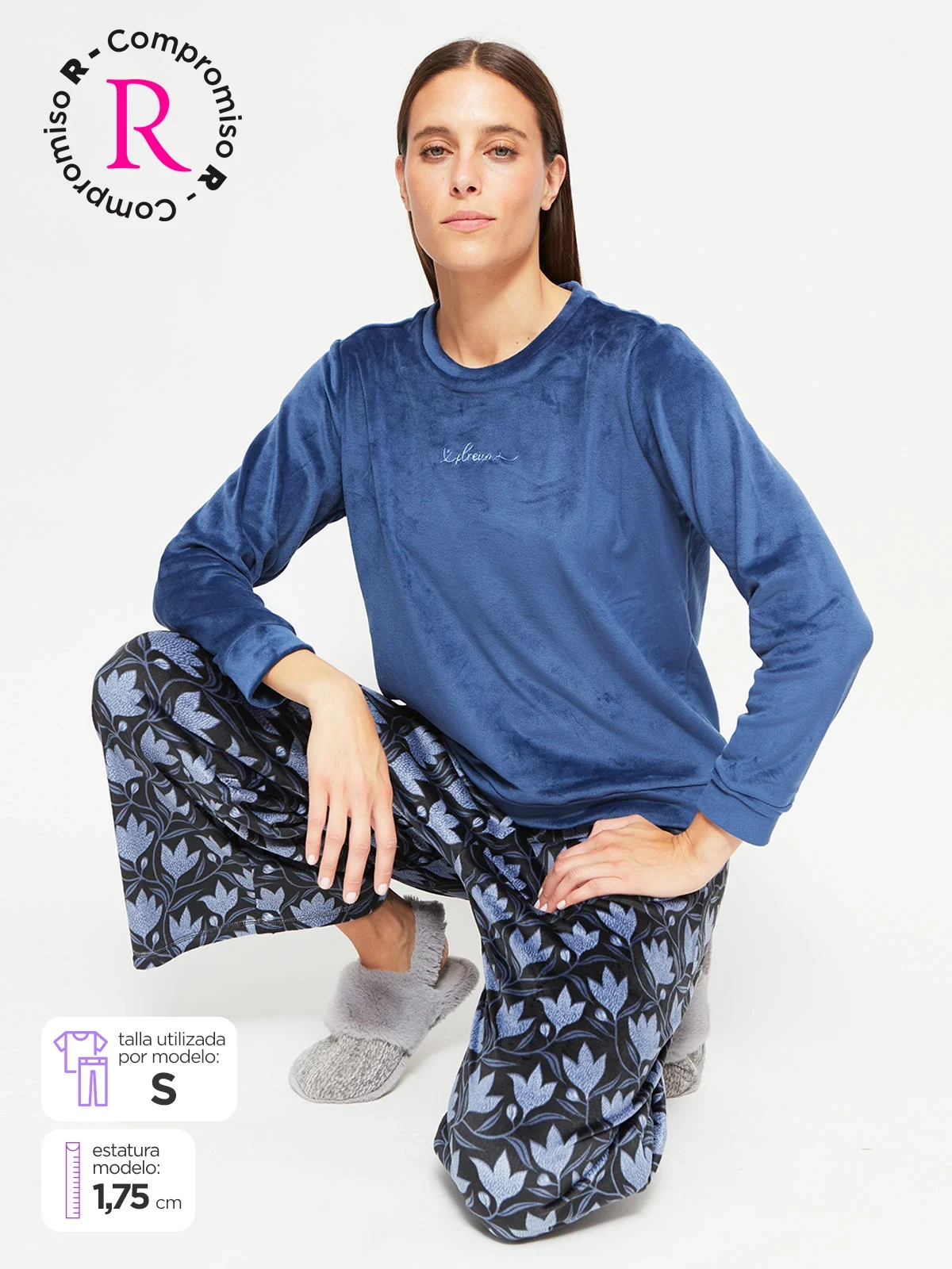 PANTALÓN PIJAMA MUJER MARQUIS VELVET - 1