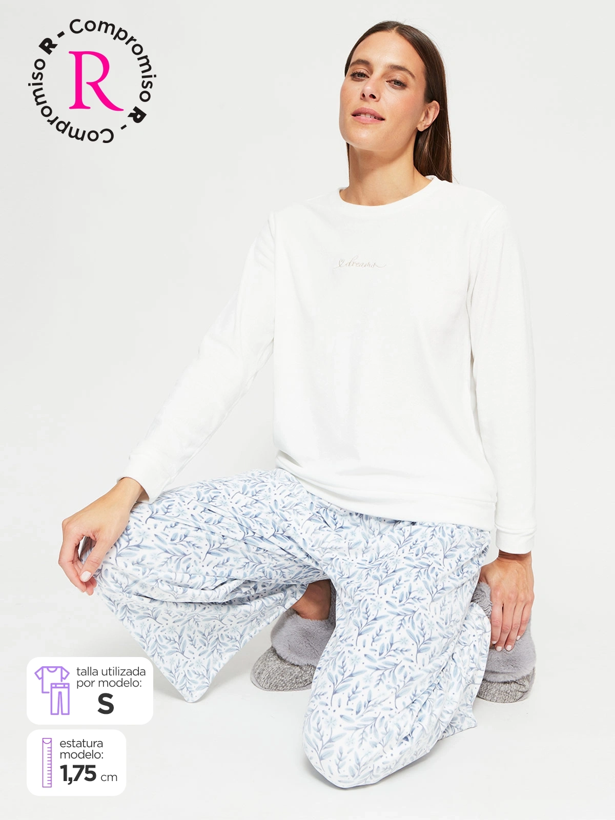 PANTALÓN PIJAMA MUJER MARQUIS VELVET - 1