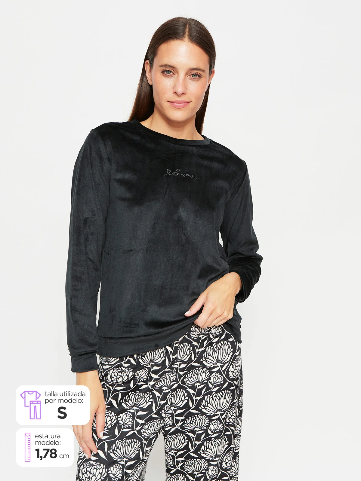 POLO PIJAMA MUJER MARQUIS MANGA LARGA - 1
