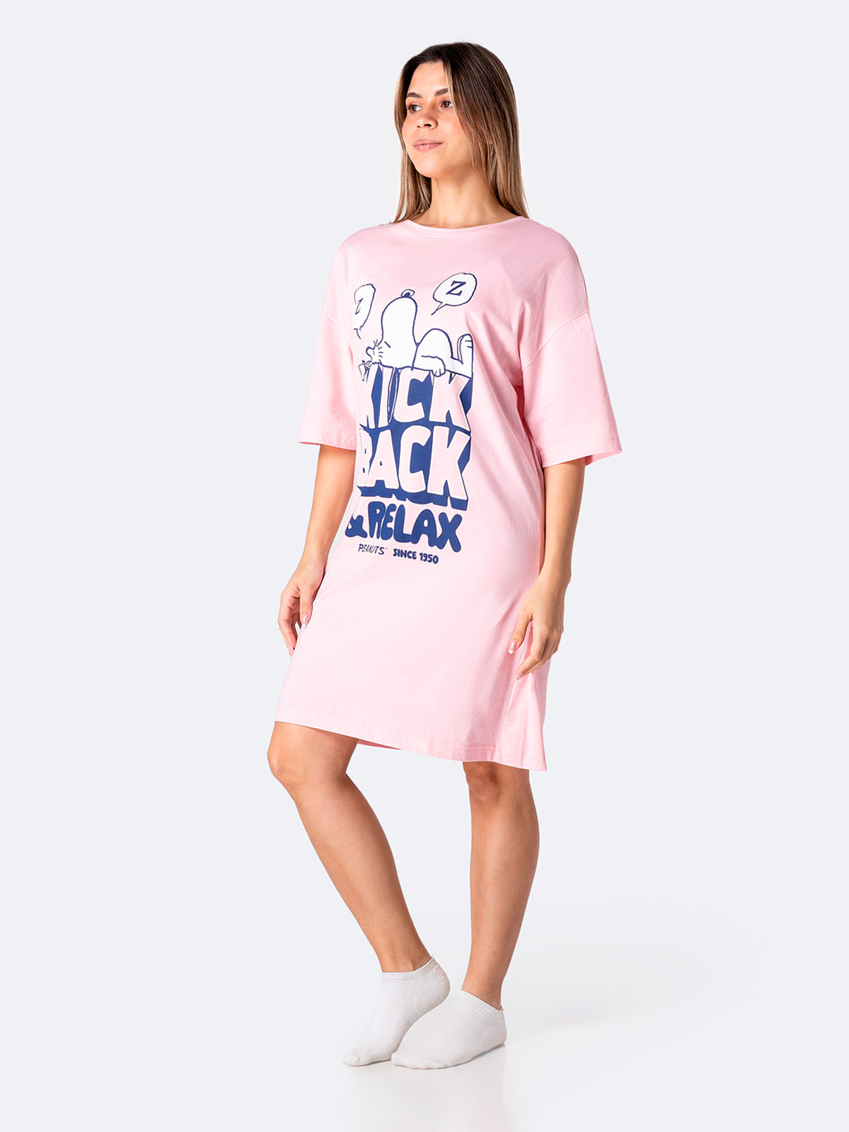 CAMISOLA MUJER PIONIER ROSADO BLEACH-SNOOPY - 2