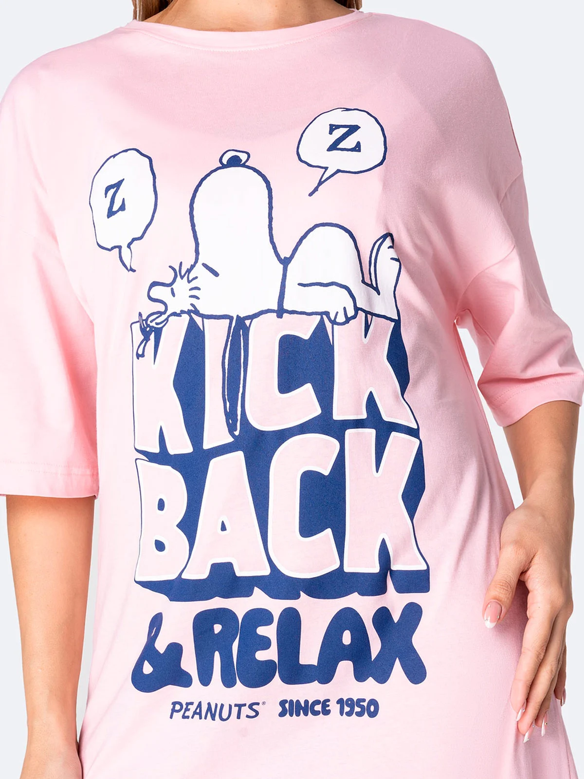 CAMISOLA MUJER PIONIER ROSADO BLEACH-SNOOPY - 4