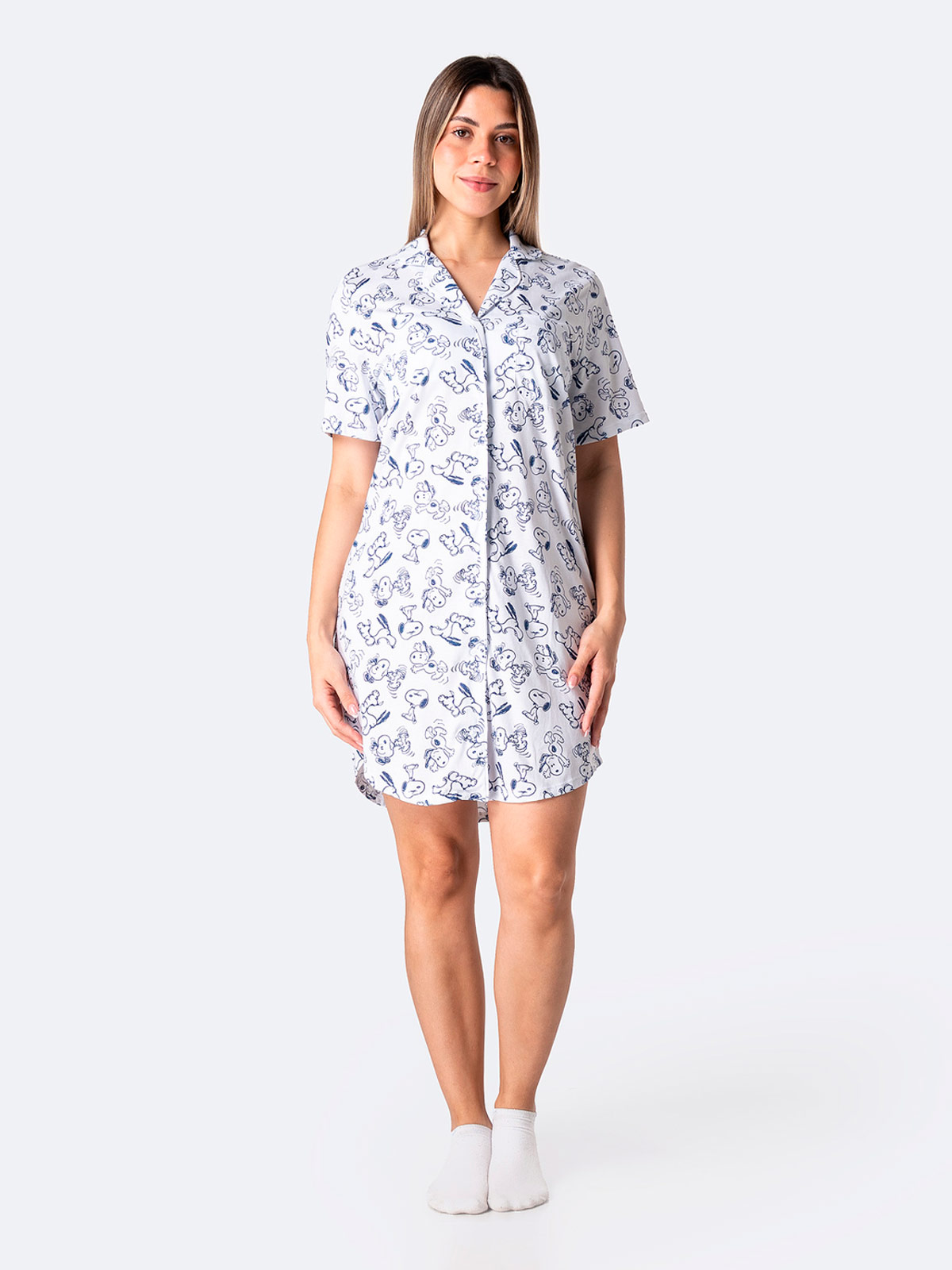 CAMISON MUJER PIONIER BLANCO LIFE-SNOOPY - 1