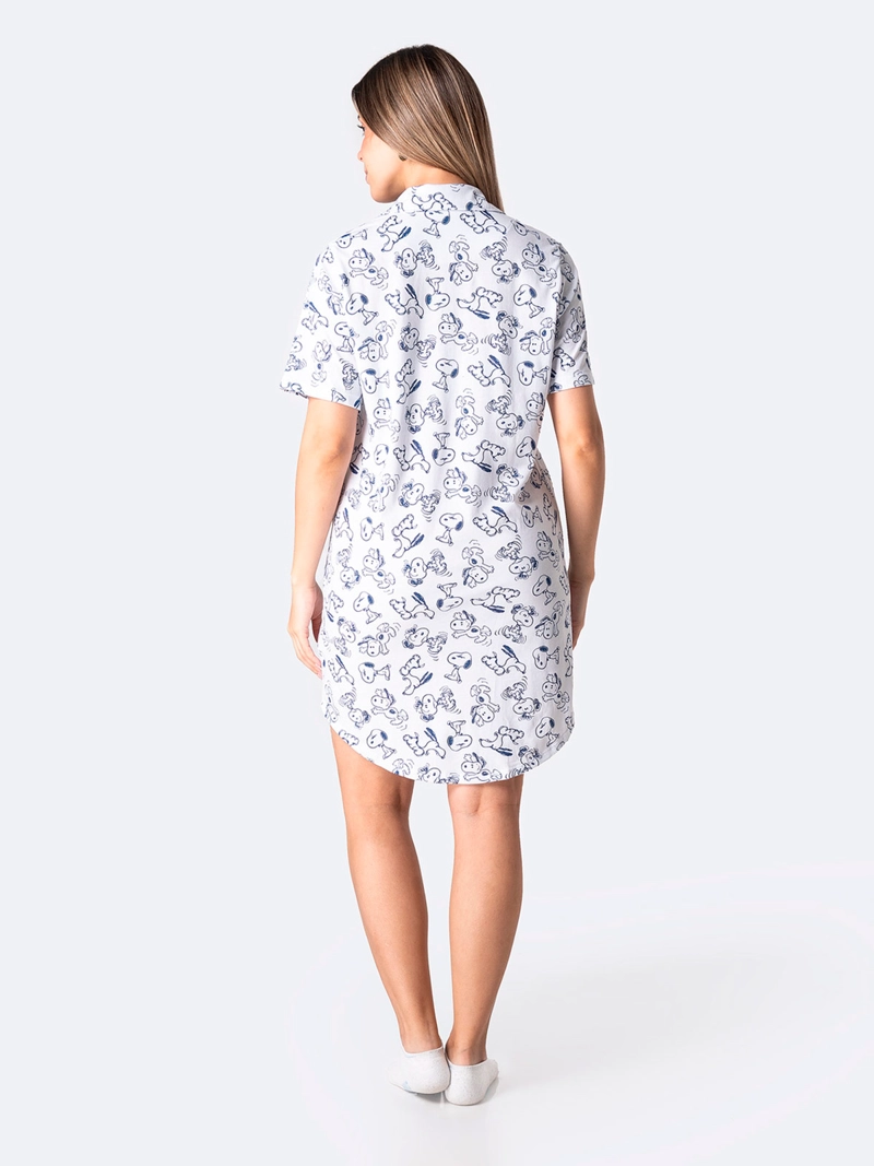 CAMISON MUJER PIONIER BLANCO LIFE-SNOOPY - 3