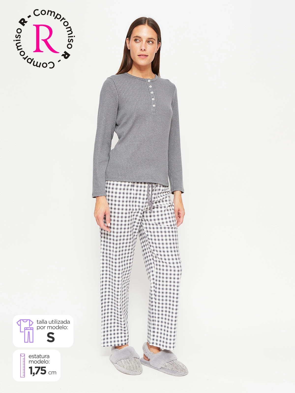PACK PIJAMA MUJER MARQUIS FRANELA - 1