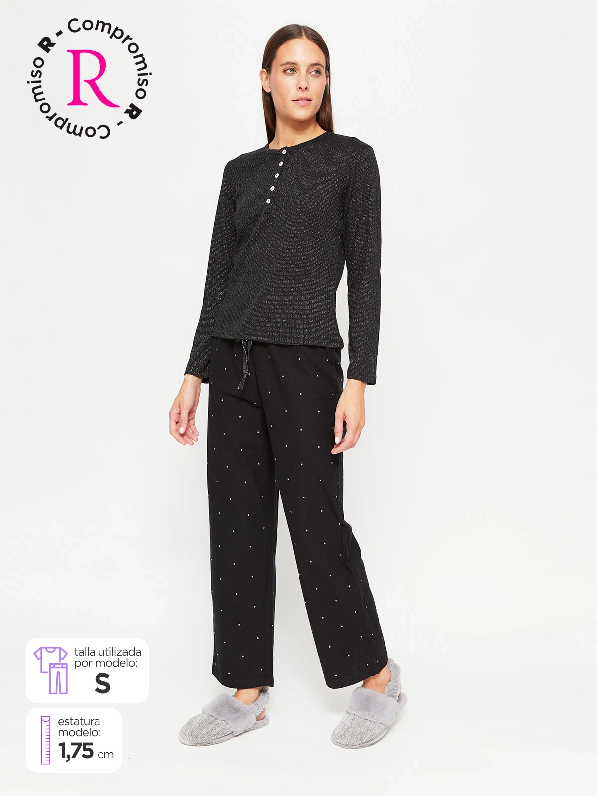 PACK PIJAMA MUJER MARQUIS FRANELA - 1