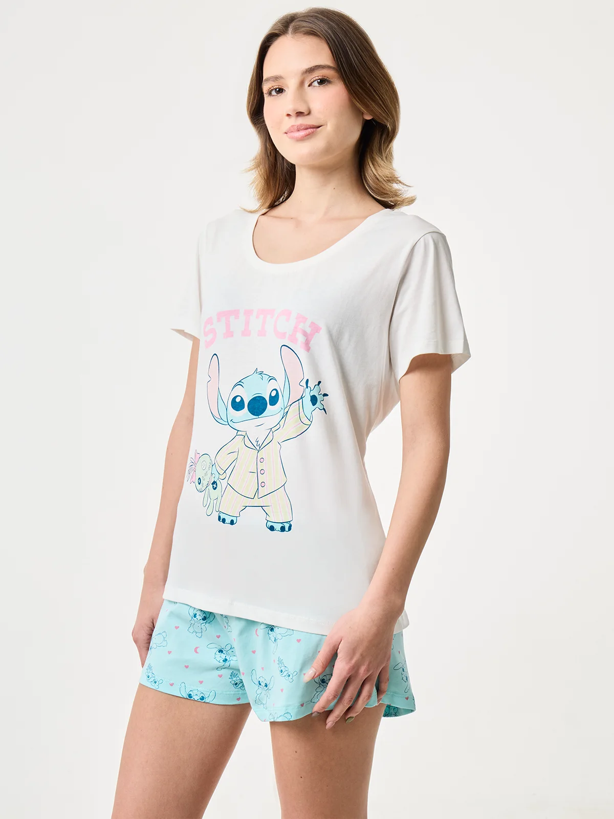 PIJAMA MUJER DISNEY STITCH - 1