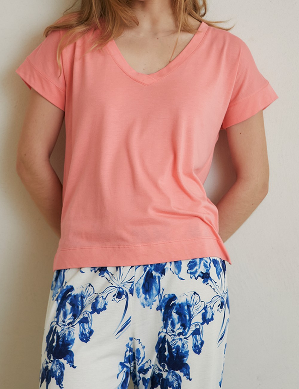 TOP MUJER IN BLOOM CORAL TOP HARPER - 1