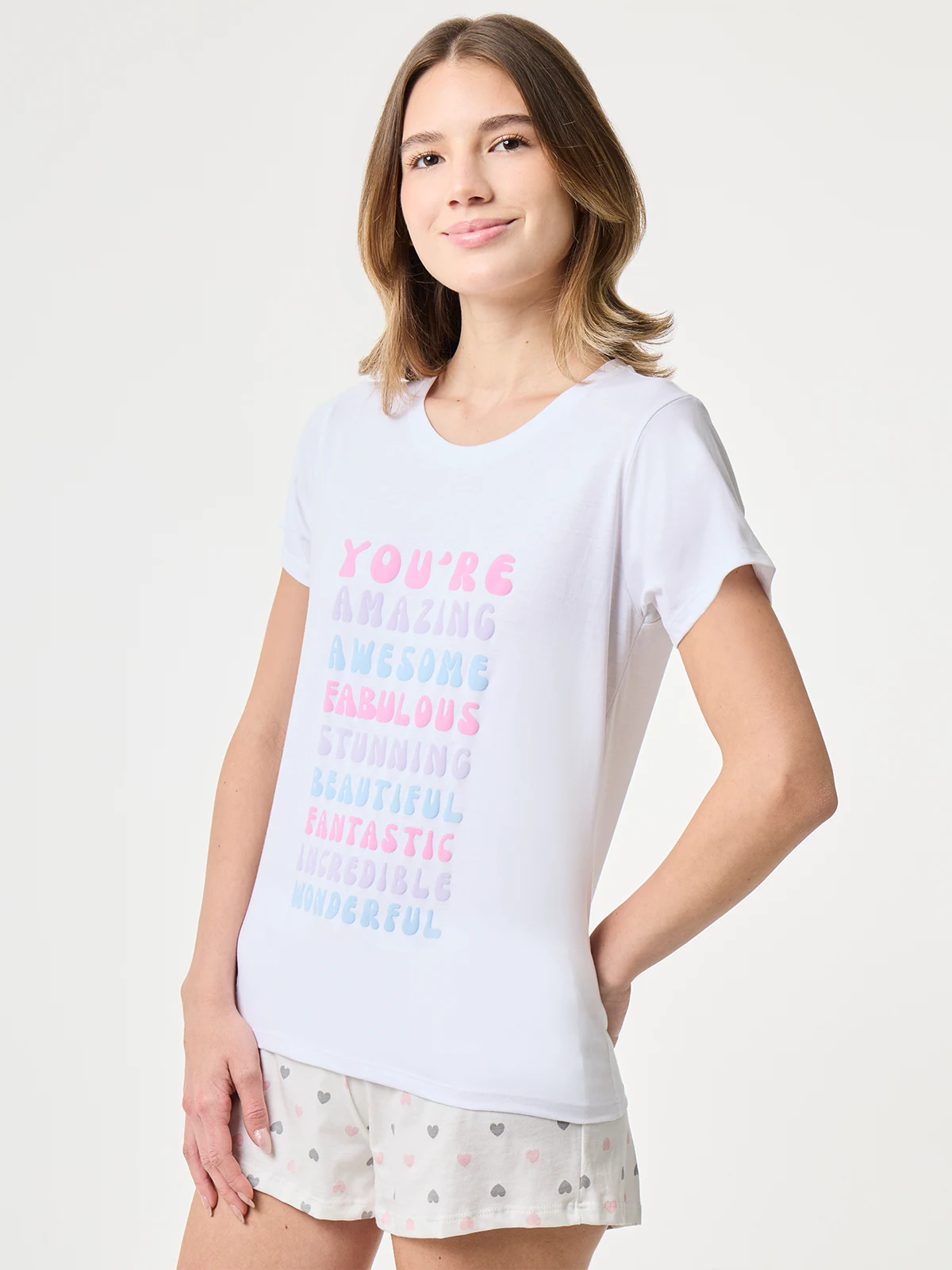 POLO DE PIJAMA MANGA CORTA MUJER INDEX PRINT YOURS AMAZING - 3