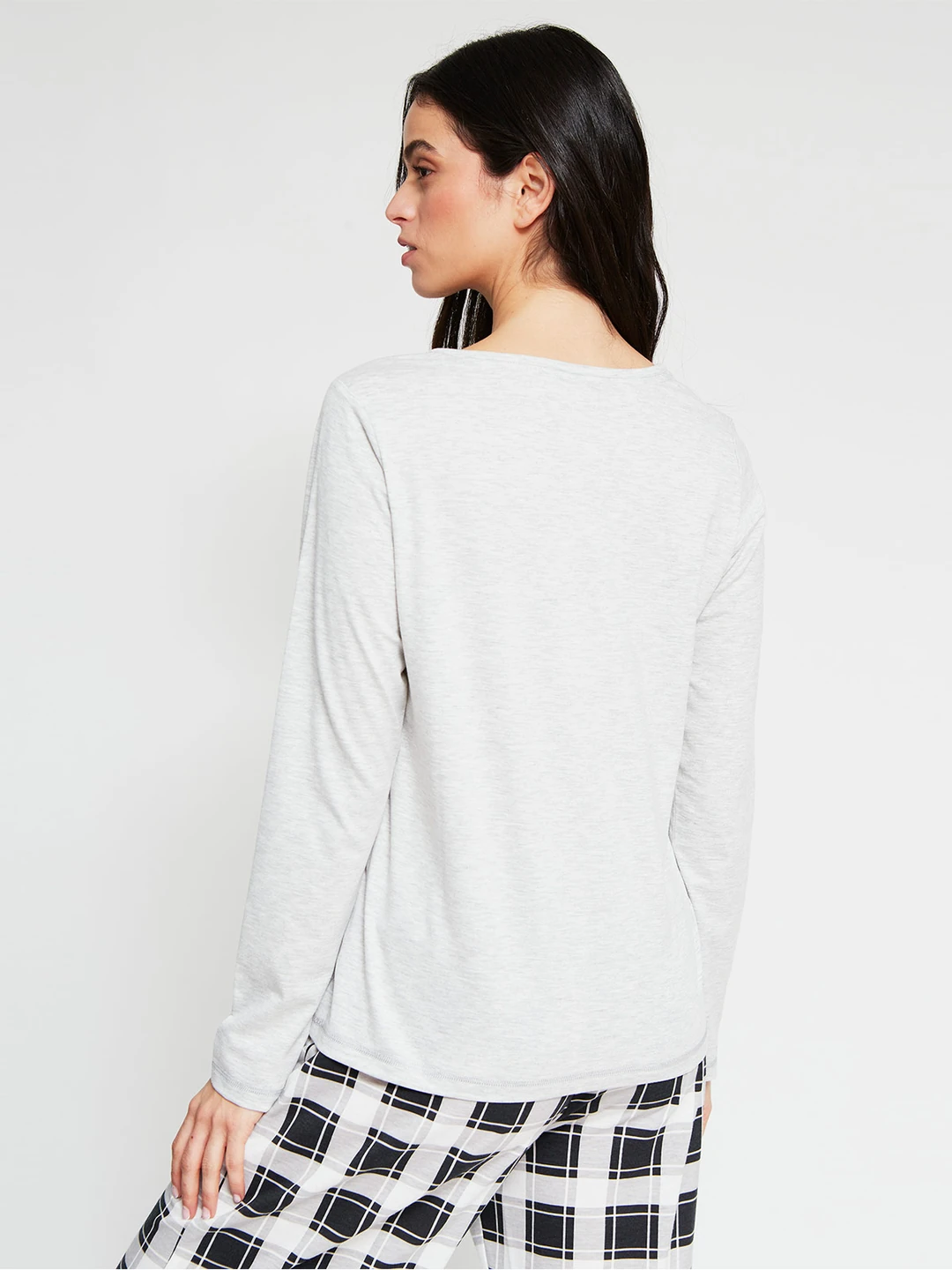 TOP PIJAMA MANGA LARGA MUJER INDEX PRINT - 2